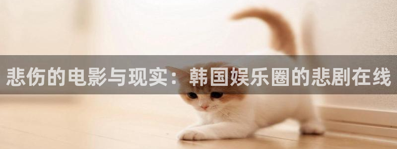 佛山市南海mg不朽情缘机电仪器有限公司：悲伤的电影与现实：韩国娱乐圈的悲剧在线
